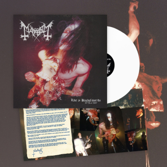 MAYHEM Live in Bischofswerda (21st June 1997) LP WHITE , PRE-ORDER [VINYL 12"]